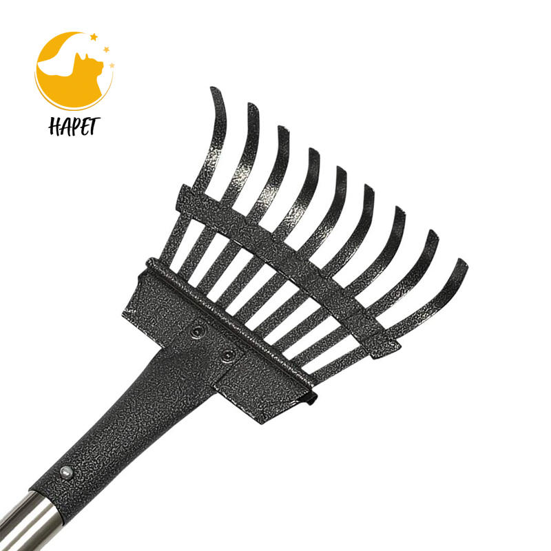 Wholesale 3 Pack Upgraded Adjustable Long Handle Metal Tray Dog Poop Picker Pet Dog Pooper Scooper