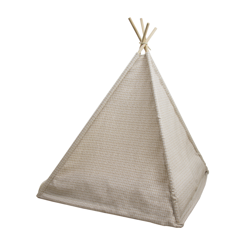 Warm Pet House with Bed Tent for Dogs Cats Pet Teepee with Soft Cushion for Cats Dogs