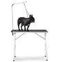 Pet Dog Grooming Table Small 30-Inch Steel Legs Foldable Adjustable Professional Drying Table Pet Dog Grooming Table