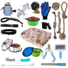 25 PC Starter Kit Grooming Tools Training Supplies Toy Bundle 25 PC Starter Kit Grooming Tools Training Supplies Toy Bundle