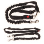 Black Rope Dog Leash hands Free Dog Bungee Comfortable and Safety retractable dog leash
