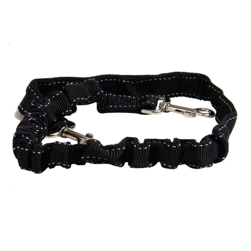 Black Rope Dog Leash hands Free Dog Bungee Comfortable and Safety retractable dog leash