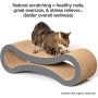 Reversible Infinity Cat Scratcher Lounge Recycled Corrugated