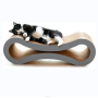 Reversible Infinity Cat Scratcher Lounge Recycled Corrugated