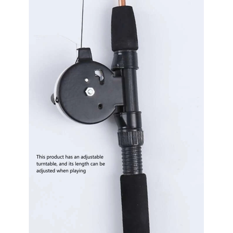 Manufacturer of telescopic fishing rod feather teasing cat sticks fish telescopic interactive cat toys
