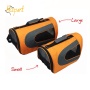 portable soft-sided puppy pet carrier handbag  foldable semi-circle nylon shoulder bag