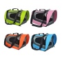 portable soft-sided puppy pet carrier handbag  foldable semi-circle nylon shoulder bag
