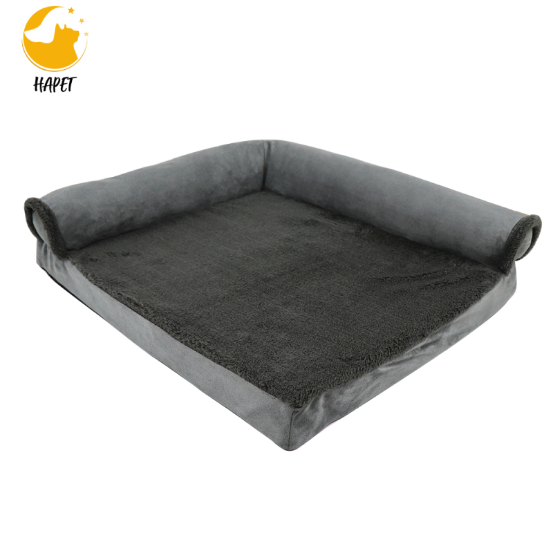 Orthopedic Dog Bed Bolster Pet Bed Couch with Removable Washable Cover