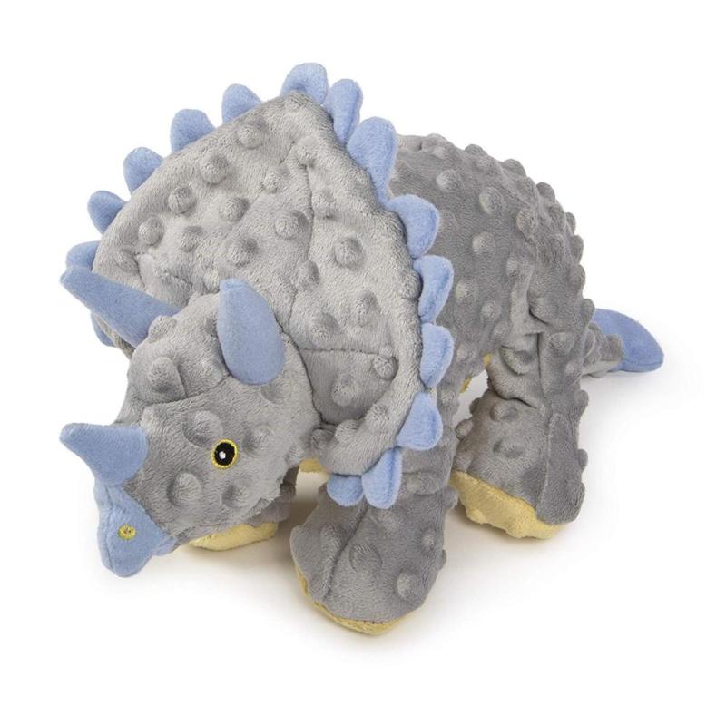 Dog Stuffed Plush Toys Dinosaur Shape Guard Squeaky Chew Toys