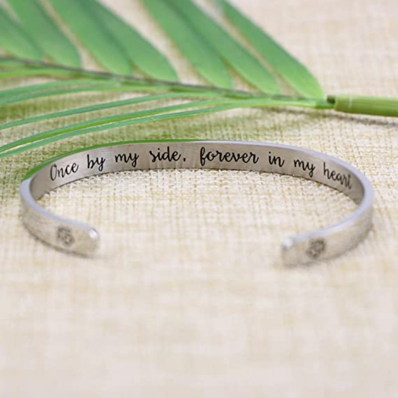 Joycuff Inspirational Bracelets for Women Mom Personalized Gift for Her Engraved Mantra Cuff Bangle Crown Birthday Jewelry