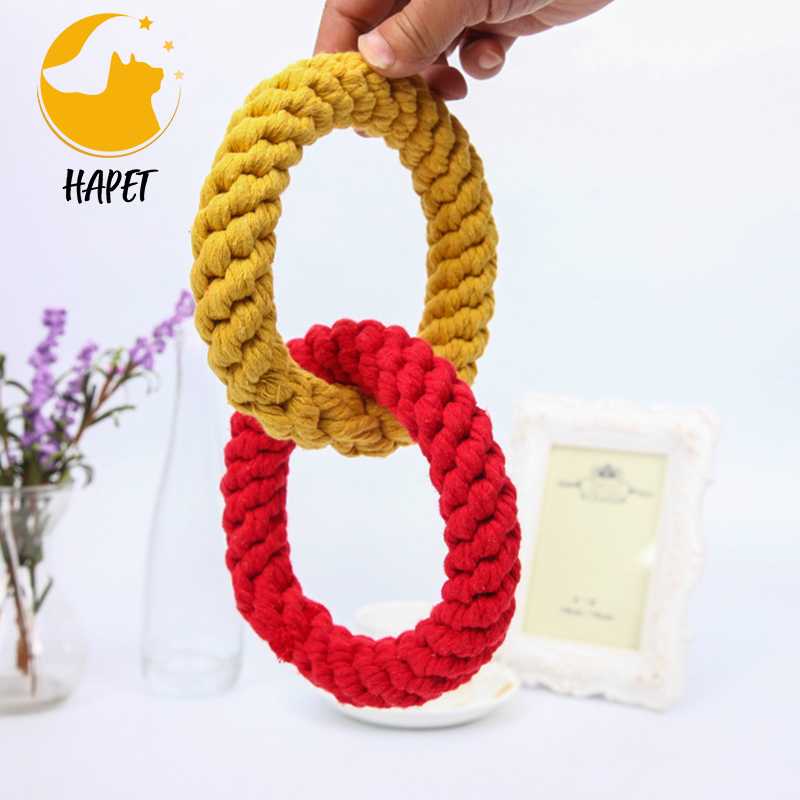 Large Dog Toys Rope Big Tough Natural Cotton Rope Ball Chew Toy