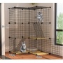 Large Cat Cage Cat Houses Cats Playpen Detachable Metal Wire Kitten Kennels