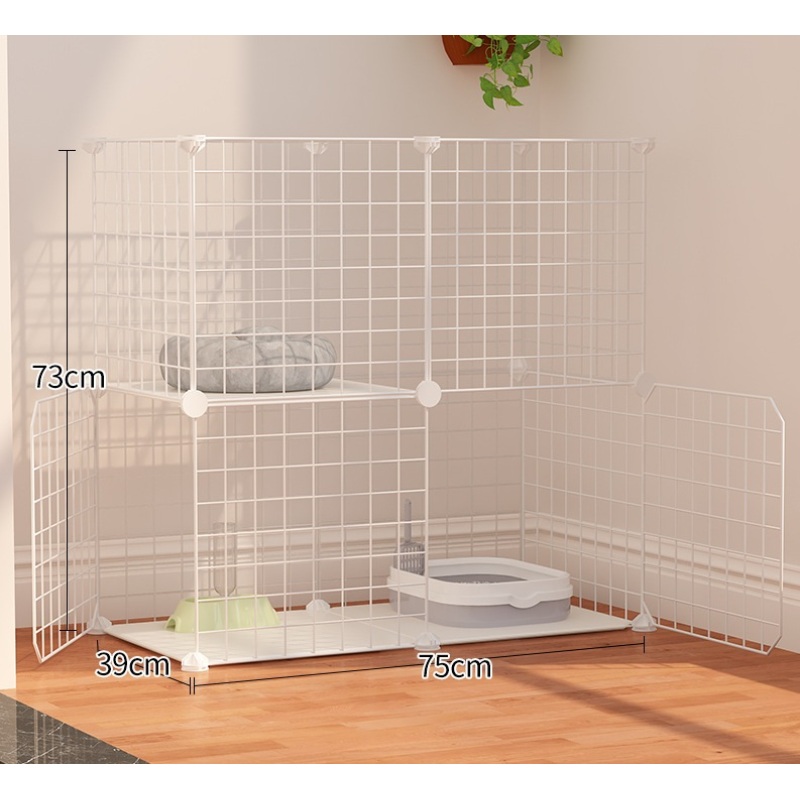 Large Cat Cage Cat Houses Cats Playpen Detachable Metal Wire Kitten Kennels