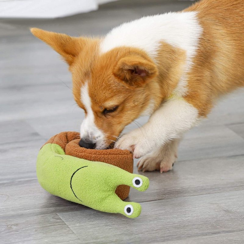 Snuffle Dog Mat Foraging Bowls Interactive Puppy Toys Plush Chew Toys for Dogs Slow Feeder