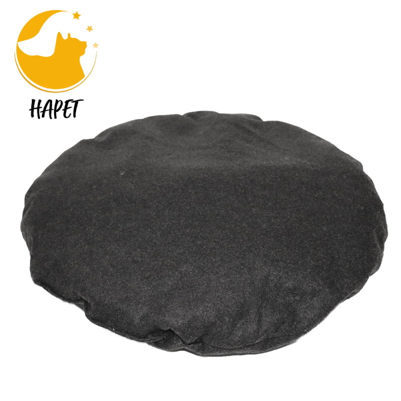 Round Dog Bed Cozy Cat Beds for Indoor Cats Washable Pet Basket Bed with Removable Cushion Anti-Slip Bottom