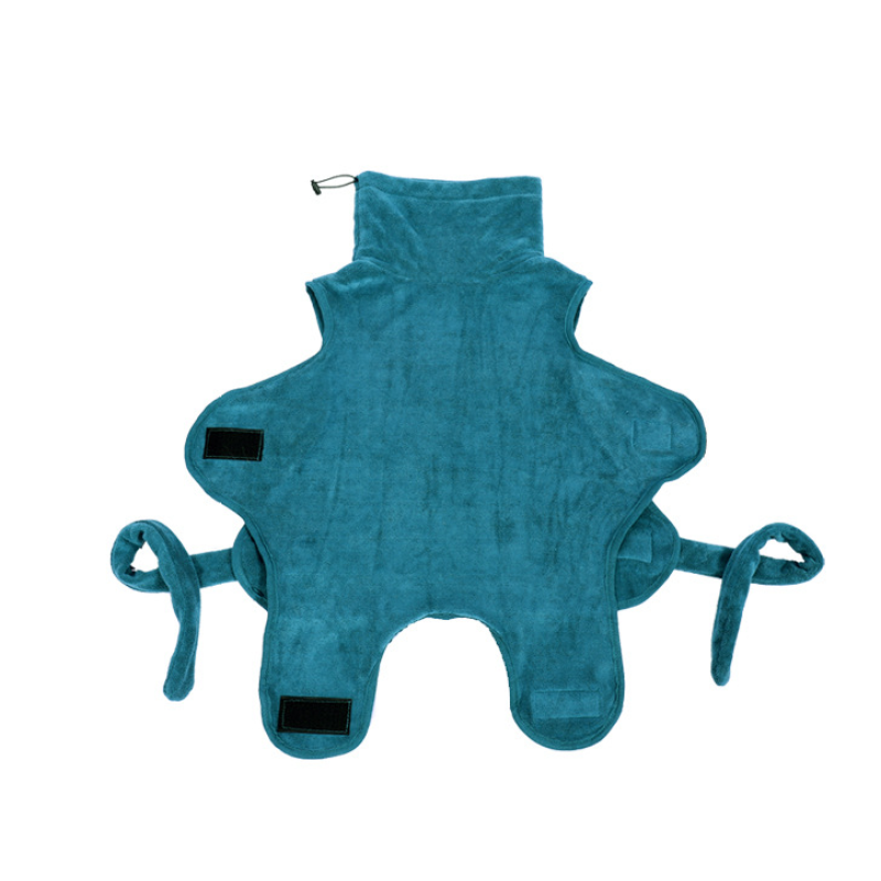 Dog Bathrobe Soft Super Absorbent Luxuriously Microfiber Dog Drying Towel Robe for Large Medium Small Dogs