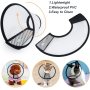 Lightweight Plastic Elizabethan Collar Recovery Pet Cone for Small Pet