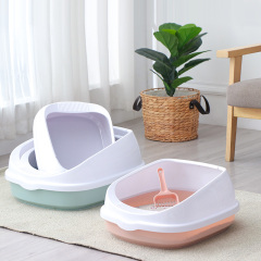 Wholesale Clean Up Plastic Custom Color Size Big Size Cat Litter Box