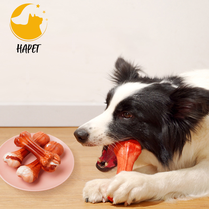 Indestructible Durable Dog Chew Toys Non-Toxic Food Grade Nylon Dog Bone Toy