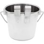 Cat and Critter Crates Pet Stainless Steel Pail Snugly Fit On Dog