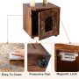 Washroom with Scratching Post Wooden Cat House For Cat Indoor Cat Litter Box