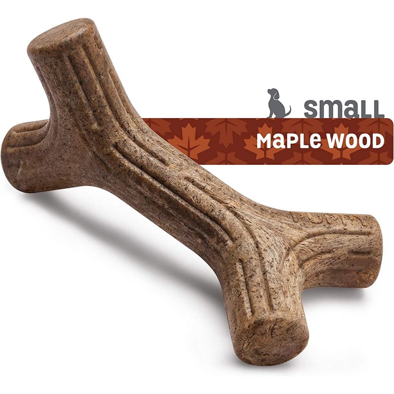 Benebone Puppy Maplestick Dog Chew Toy, Made in USA, Real Maple Wood Flavor, Small