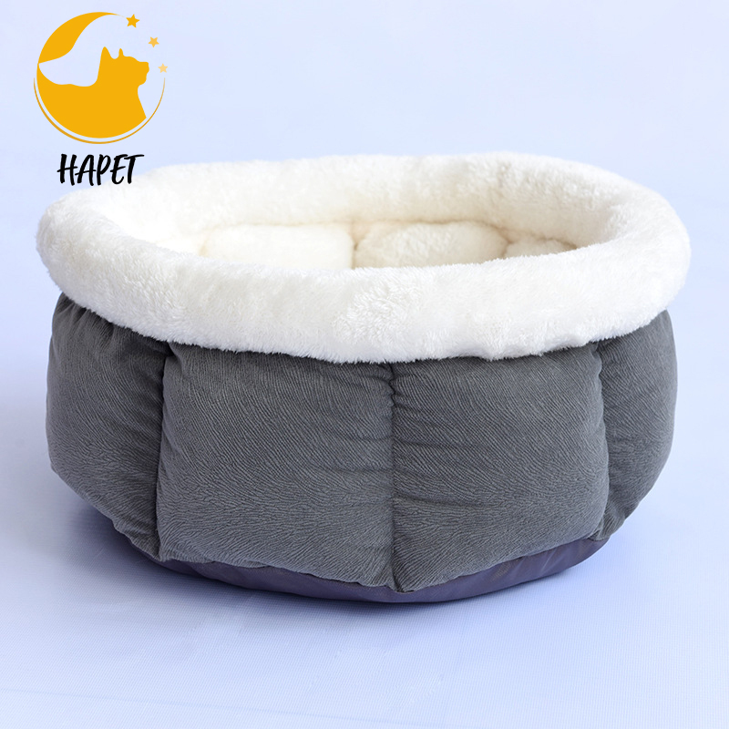 Dog Bed Comfortable Donut Cuddler Round Dog Bed Ultra Soft Washable Dog and Cat Cushion Bed