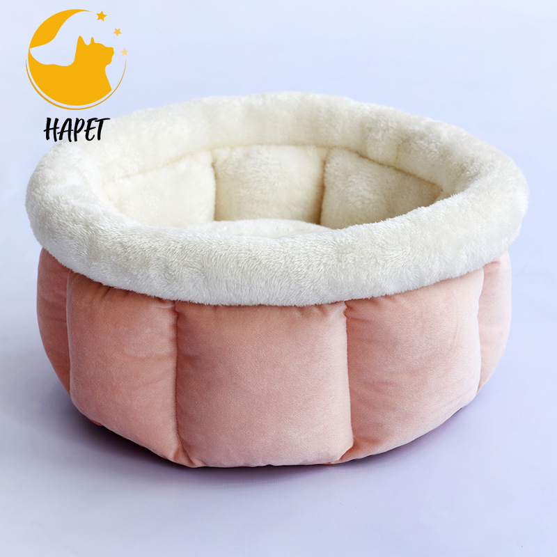 Dog Bed Comfortable Donut Cuddler Round Dog Bed Ultra Soft Washable Dog and Cat Cushion Bed