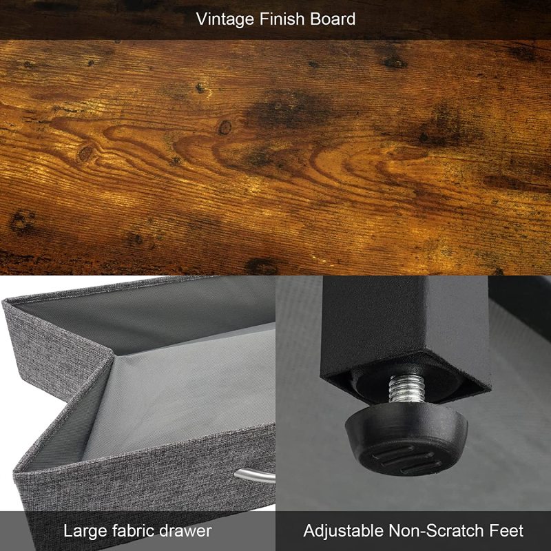 Pet Cat Bed Frame with Drawer Elevated Dog Furniture