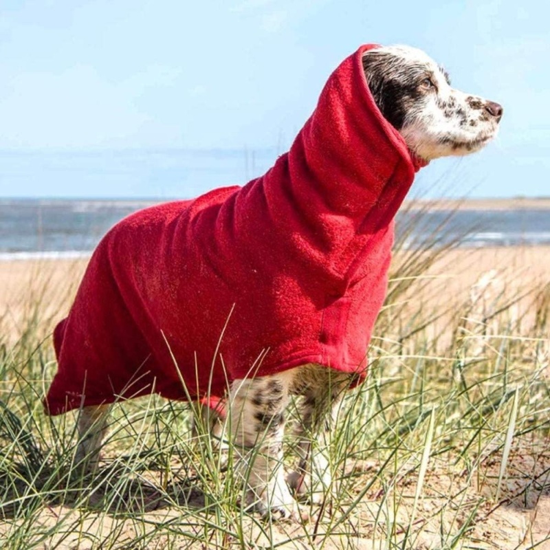 Dog Drying Coat Robe Towel Dog Bathrobe Absorb Moisture and Dry Pet Quickly Puppy towelling Bathing Accessories