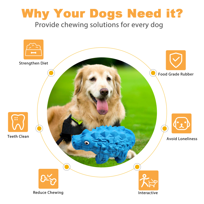 Dog Chew Toys for Breed, Indestructible Tough Durable Toys for Aggressive Chewers, Puppy Teething Chew Teeth