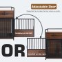 Dog Crate End Table Furniture Style Dog Crate with Storage Drawers