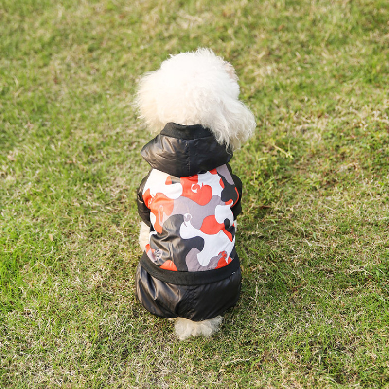 BSCI pet supplies  Fur Hoodie  Warm Dog Jacket Coat Costume Winter Dog Clothes wholesale