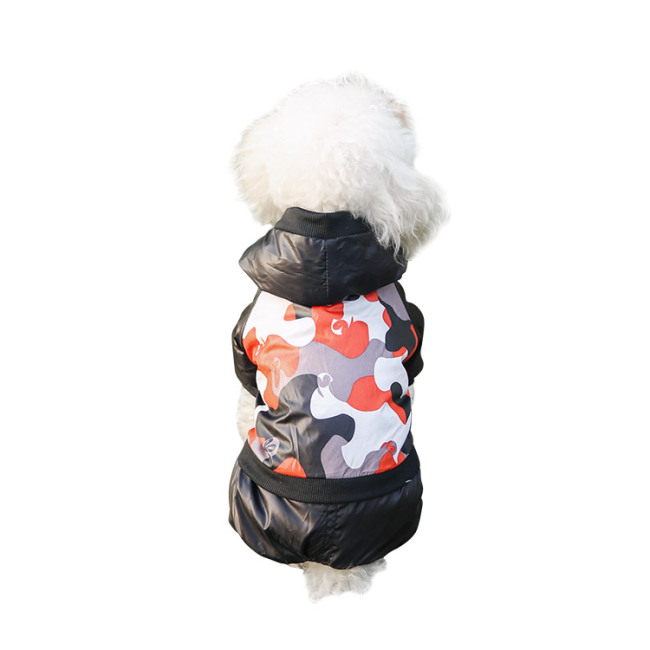 BSCI pet supplies  Fur Hoodie  Warm Dog Jacket Coat Costume Winter Dog Clothes wholesale