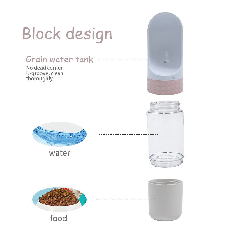 Dog Water Bottle, Leak Proof Portable Pet Water Bottle Dispenser BPA-Free Puppy Water Bottle for Outdoor Walking, Hiking, Travel