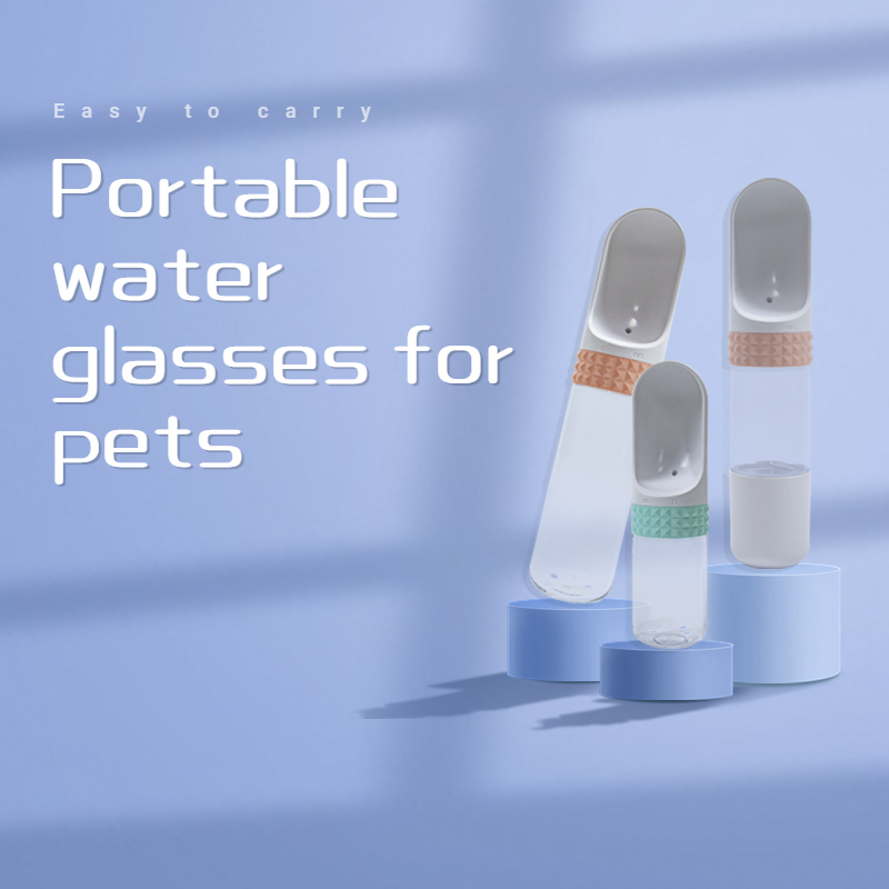 Dog Water Bottle, Leak Proof Portable Pet Water Bottle Dispenser BPA-Free Puppy Water Bottle for Outdoor Walking, Hiking, Travel