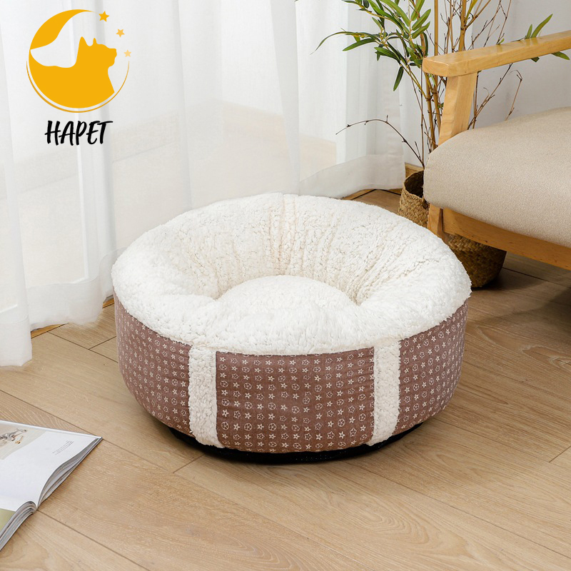 Beds for Indoor Cats Pet Bed for Puppy and Kitten Super Soft Pet Round Bed