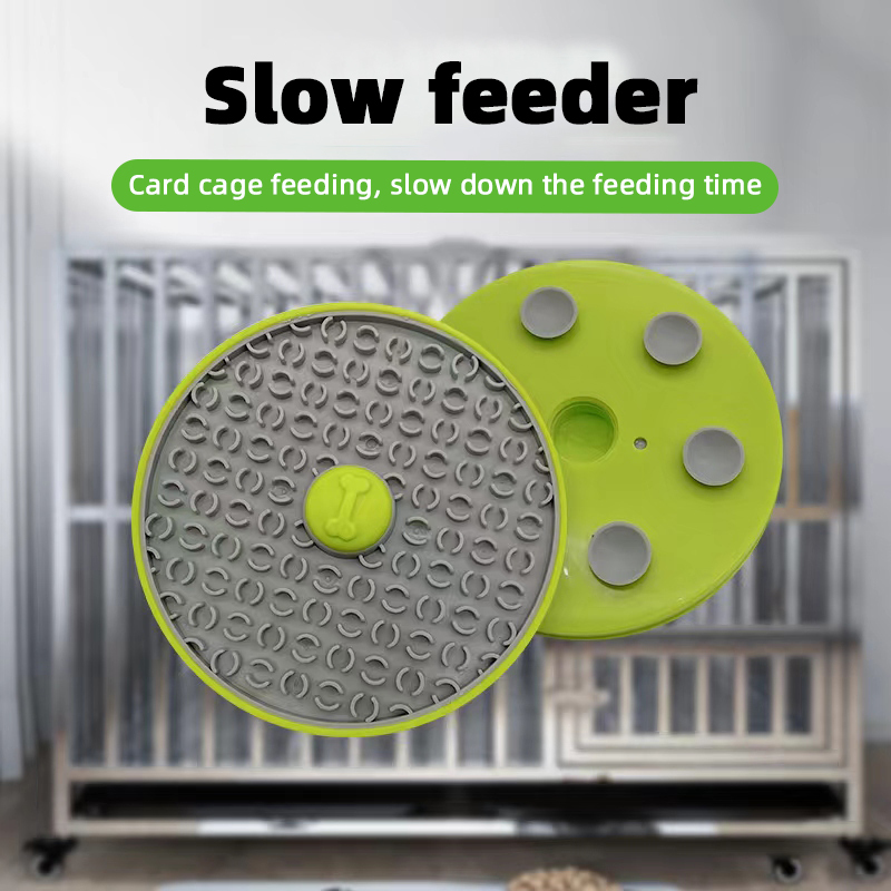 New pet products cage card Dog Lick mat plate to relieve boredom slow food plate dog pad