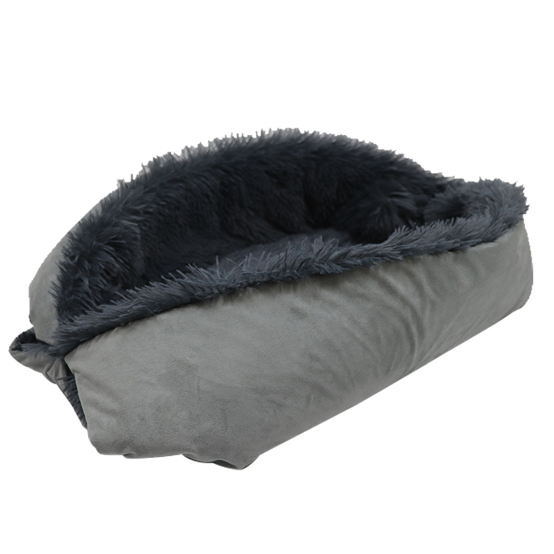 Self Warming Pet Cushion Calming  Crate Plush Fluffy Cozy Dog Mat Faux Fur Cat Small Bed Nest
