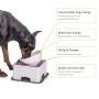 Ceramic Dog Bowls Elevated, Adjustable Raised Dog Bowls Feeder, Standing Pet Feeding Station for Larger Breed