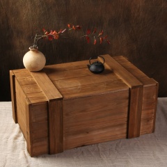 Pet coffin dog memorial box large and medium size European solid wood dead earth burial funeral supplies