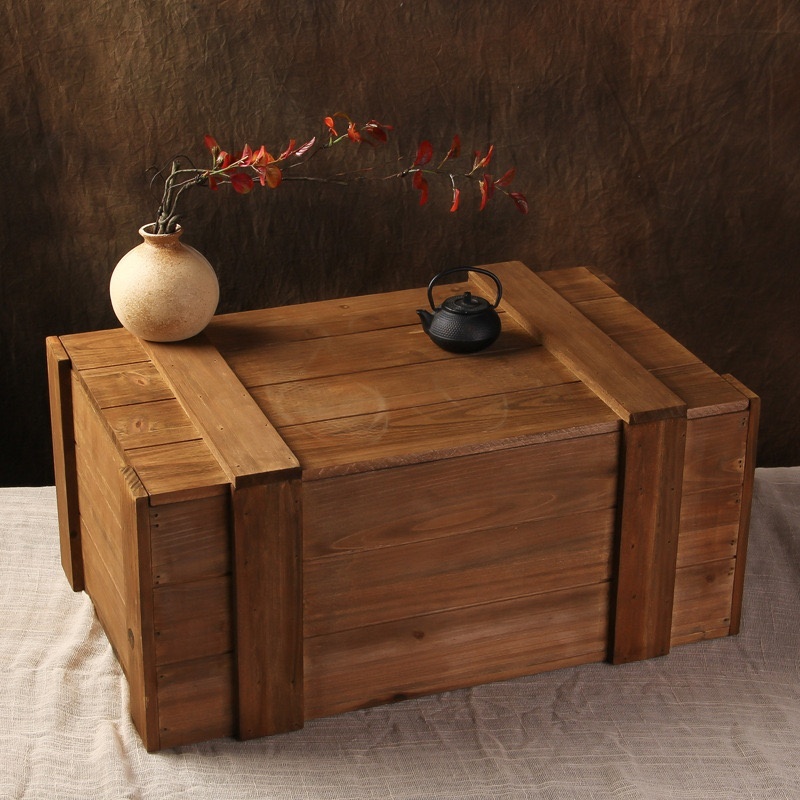 Pet coffin dog memorial box large and medium size European solid wood dead earth burial funeral supplies
