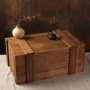 Pet coffin dog memorial box large and medium size European solid wood dead earth burial funeral supplies