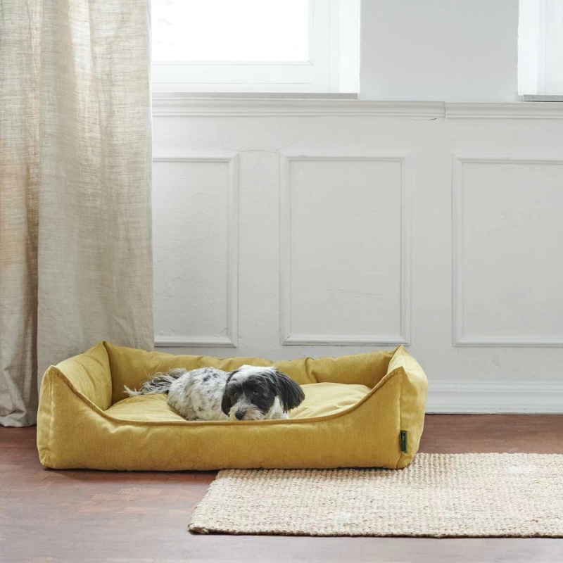 Dog Bed for Large Medium Small Dogs and Cats Soft Rectangle Washable Dog Sofa Bed
