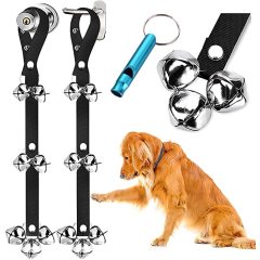 2 Pack Dog Doorbells Premium Quality Training Potty Great Dog Bells Adjustable Door Bell Dog Bells for Potty Training Your Puppy