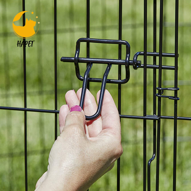 Heavy Duty Dog Playpen Kennel, Pet Dog Exercise Playpen Foldable Dog Steel Crate Wire Metal Cage