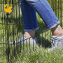 Heavy Duty Dog Playpen Kennel, Pet Dog Exercise Playpen Foldable Dog Steel Crate Wire Metal Cage
