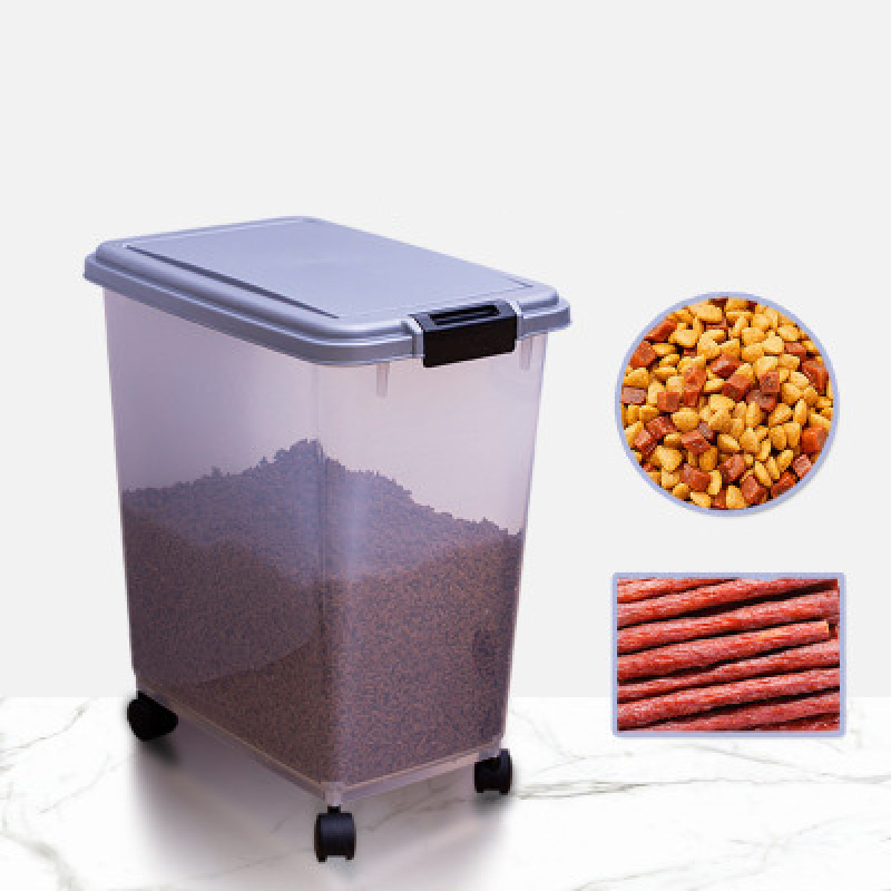 PVC Pet Food Storage Container Dog Food Container Large Capacity High Quality Wholesale Pet Food Barrel