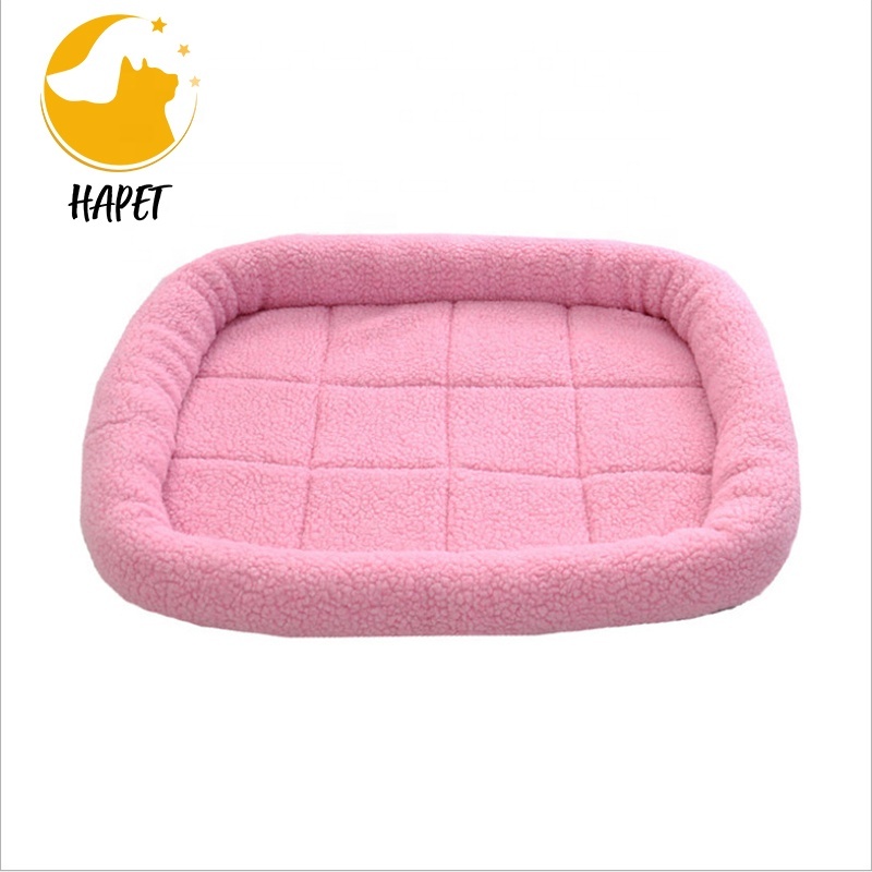 Ultra Soft Pet (Dog/Cat) Bed Mat with Cute Prints | Reversible Fleece Dog Crate Kennel Pad | Machine Washable Pet Bed Liner