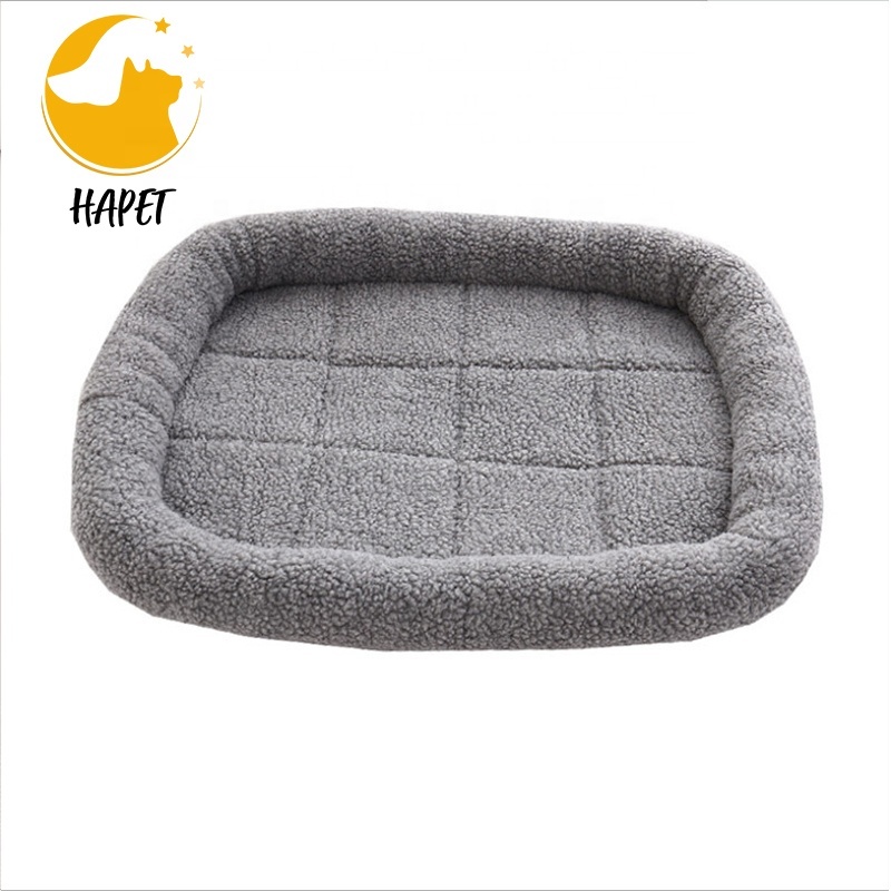 Ultra Soft Pet (Dog/Cat) Bed Mat with Cute Prints | Reversible Fleece Dog Crate Kennel Pad | Machine Washable Pet Bed Liner